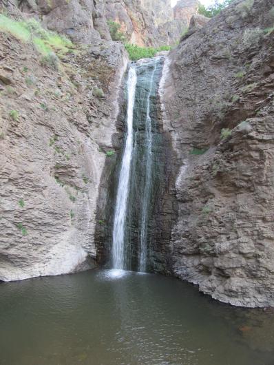 Jump Creek Waterfall is the main attraction at the Jump Creek Recreation Site (BLM)