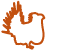orange sage grouse icon