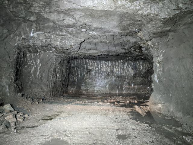 The interior of Doe Run mine.