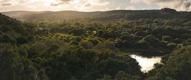 Sunset at Mud Hen Lake in Fort Ord National Monument