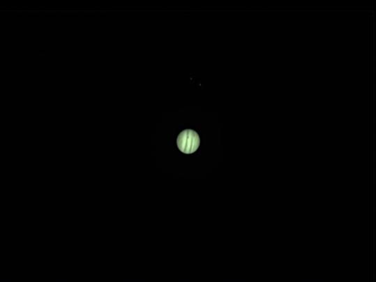 Jupiter taken by Phil Poirier through his telescope at the Wild Rivers Star Party.