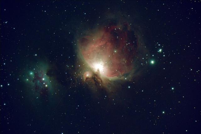 The Orion Nebula taken by Phil Poirier through his telescope at the Wild Rivers Star Party