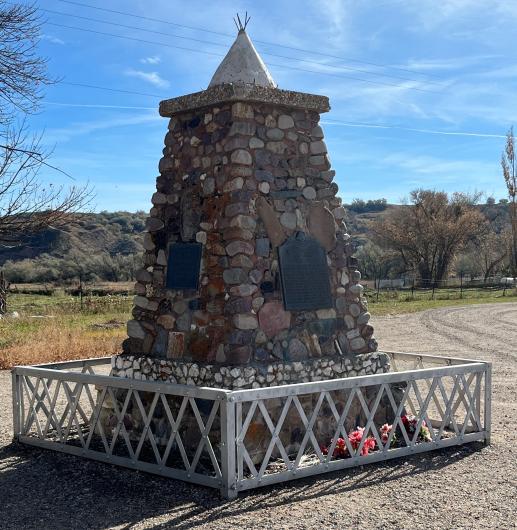 ​   Bear River Massacre Monument.