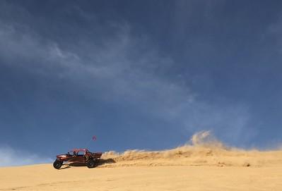 On OHV speeds over a dune