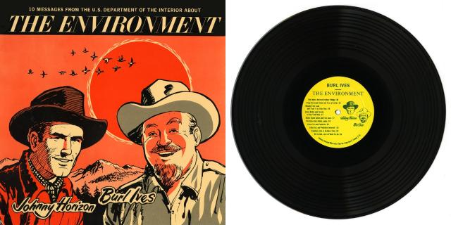 Johnny Horizon cover and vinyl image