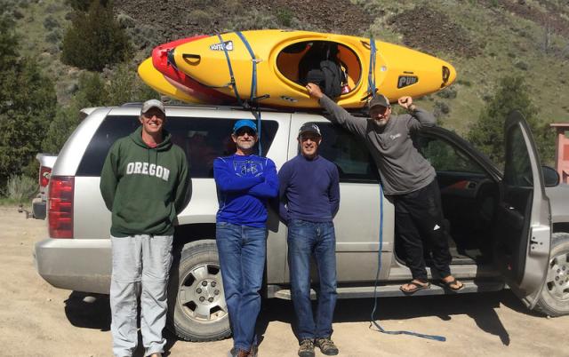 Jarbidge River kayakers