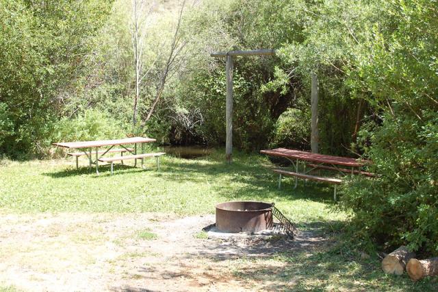 Agency Creek campground site