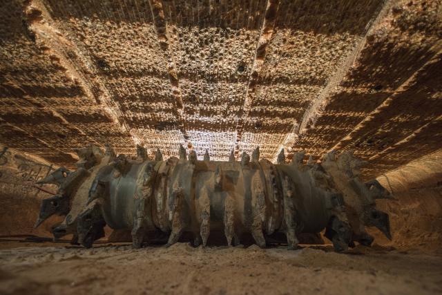 A langbeinite continuous miner in the Secretary's Potash Area in Southeastern New Mexico.