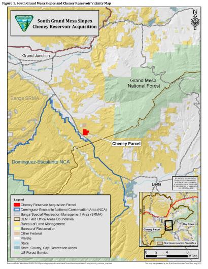 Cheney Reservoir map