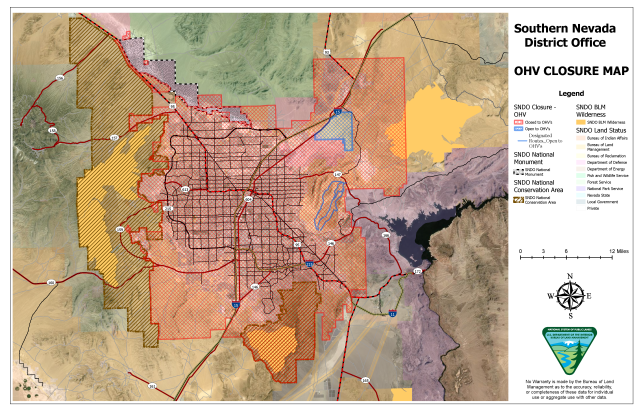 OHV Closure Map