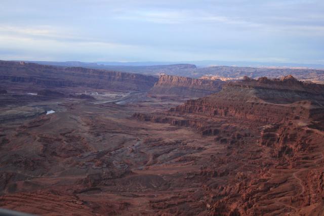 The Kane Creek anticline rises from the desert just south of Moab.