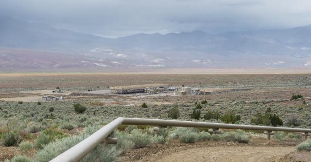 Jersey Valley Power Plant on BLM-managed public lands in Nevada. BLM photo.