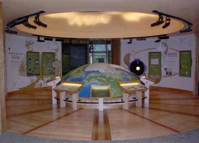 inside view of the visitor center