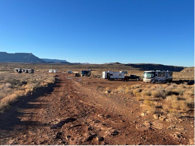Dispersed camping around SR-9 in Color Country District, Utah