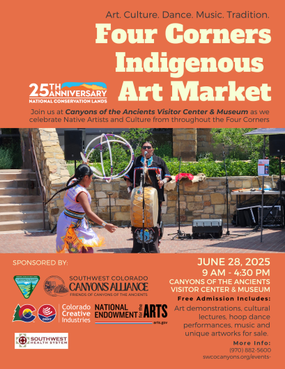 Flyer for Four Corners Indigenous Art Market