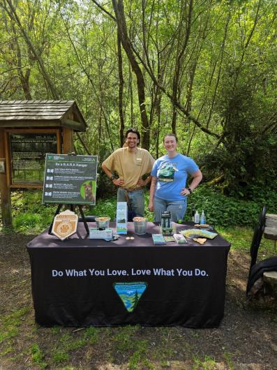 Nick Salgado-Stanley (left) and Nizhoni (Niz) Kears