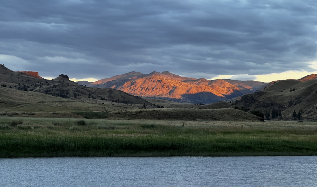john day river at sunset