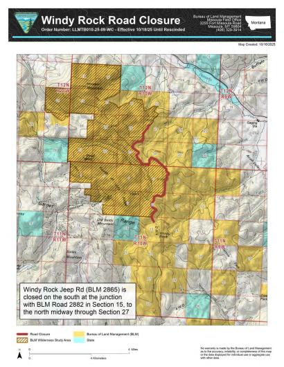 road closure area aerial map