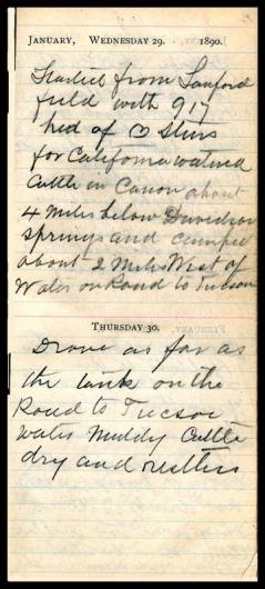 A diary entry written in cursive