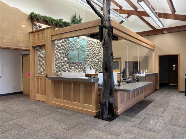 Front desk at the Lakeview District Office