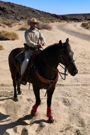 Ranger Nelson Benavidez, named honor graduate. Photo by DOI. 