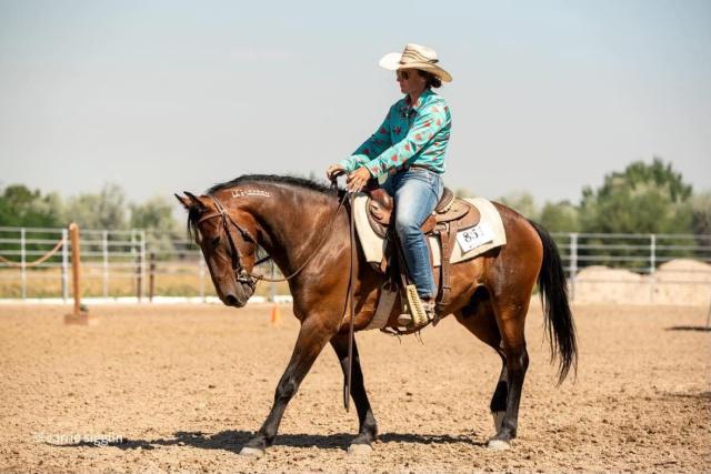 Branded Bonanza competitor Kacey Widick prepares for the competition this weekend. Photo by Carrie Sigglin