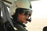 Wild horse and burro specialist Bruce Thompson conducts aerial survey