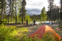 Camping in Galkana, Alaska