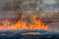 General photo of fire
