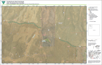 Map showing the location of thinning along Route 5