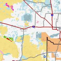 a map shows the location of three solar variance areas west and southwest of Phoenix.