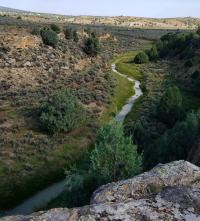 An overview of the Rio Nutrias Property in Taos New Mexico.