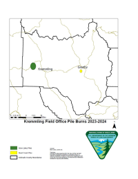 Map of prescribed burn