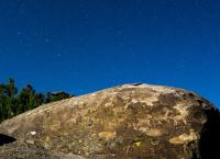 Prehistoric rock art in the Mt. Irish area of the Basin and Range National Monument.