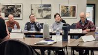 Members of the Utah RAC sit in the 2023 meeting.