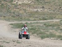 Image of person on ATV