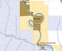 detail of map showing new lwcf areas near yakima river