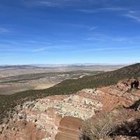a panoramic view from a mountainside
