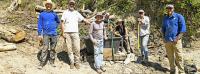 Watering station project team members pose for a photo after a hard day’s work on the Little Book Cliffs Wild Horse Range Aug. 30, 2024. 