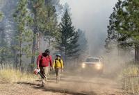 Bureau of Land Management fire team conducts a prescribed burn, carefully managing controlled fires to reduce hazardous fuels and promote ecosystem health