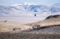 A group of wild horses on public land south of Battle Mountain, Nevada in March 2024. 