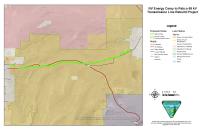 Map of Carey to Pabco Project