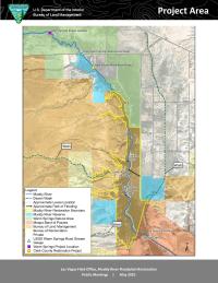 Map showing the project area.