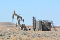 Oil pumpjack in Vernal, UT