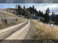 view of Teaters Road with gate