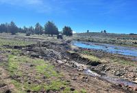 Washed out road