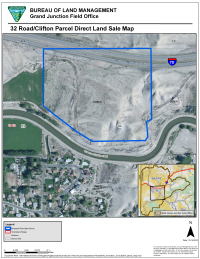 Clifton Parcel Direct Land Sale Map