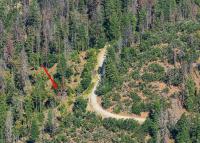 Aerial image of the Lick Gulch Fire