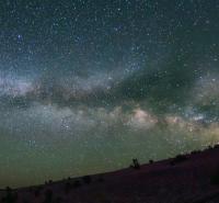 night sky has millions of starts visible