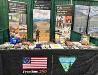 BLM Idaho Freedom 250 booth at the Sportsman Show